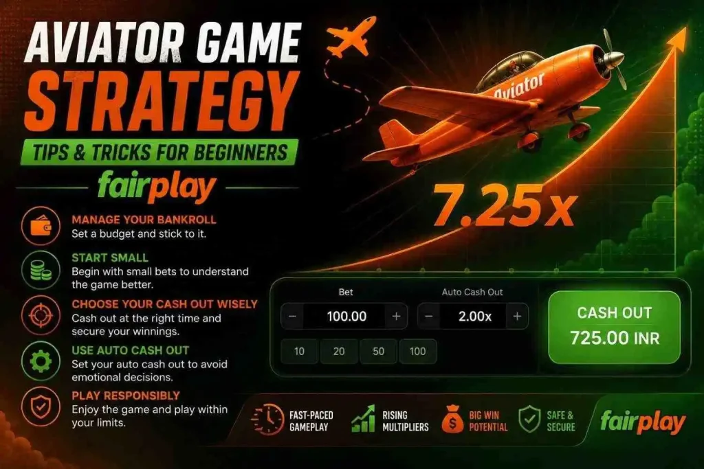 Aviator Game Strategy tips and tricks for beginners with multiplier, cash-out and responsible play guide | Fairplay