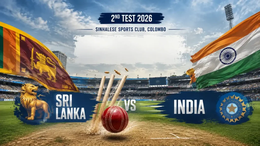 Sri Lanka vs India 2nd Test 2026 prediction — fairplay cricket match preview.